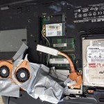 image d'un PC portable bricolé et dèssetroïe staïle !